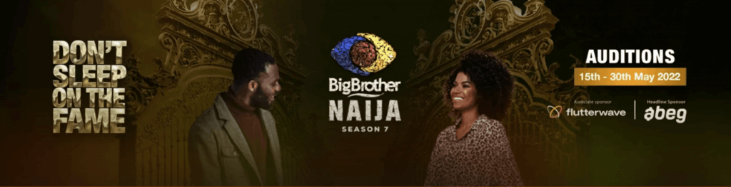 BIG BROTHER NAIJA SEASON SEVEN ONLINE AUDITION