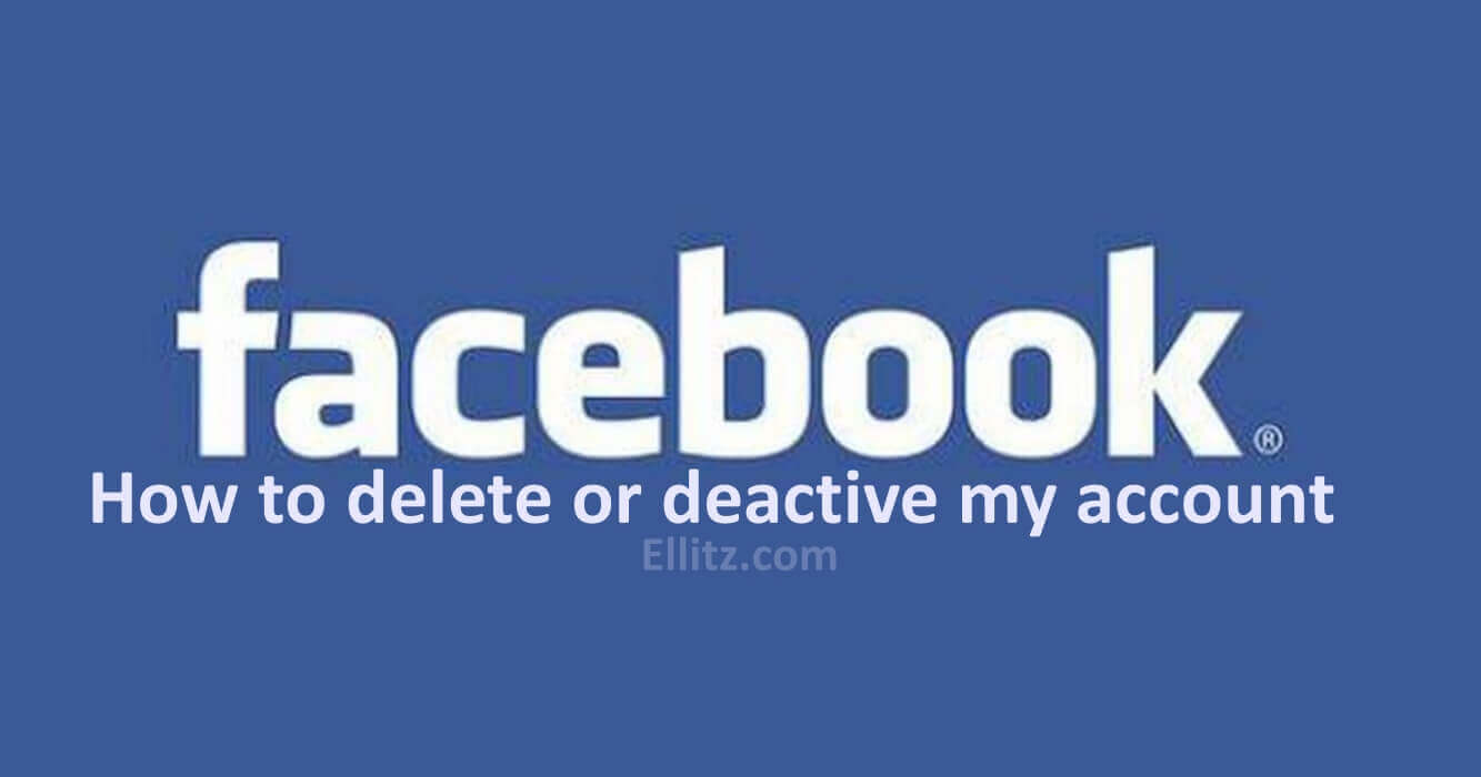 How to deactivate or delete a Facebook account permanently