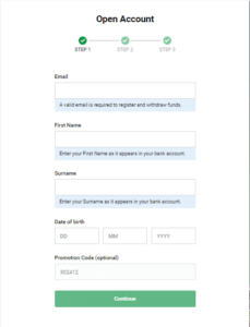 how to open a bet9ja account