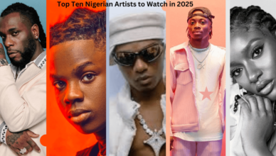 Top Ten Nigerian Artists to Watch in 2025